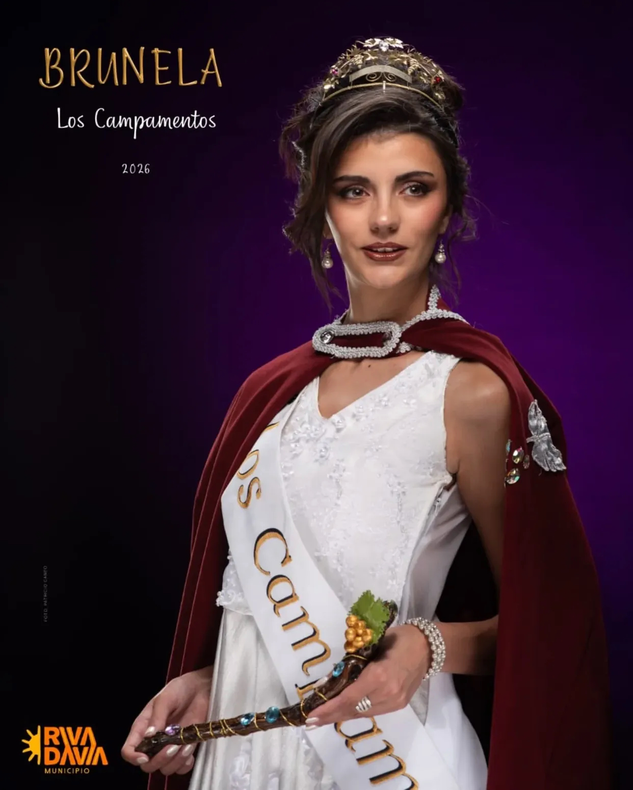 Rivadavia coronó a Brunela Julián como su nueva Reina de la Vendimia 2026