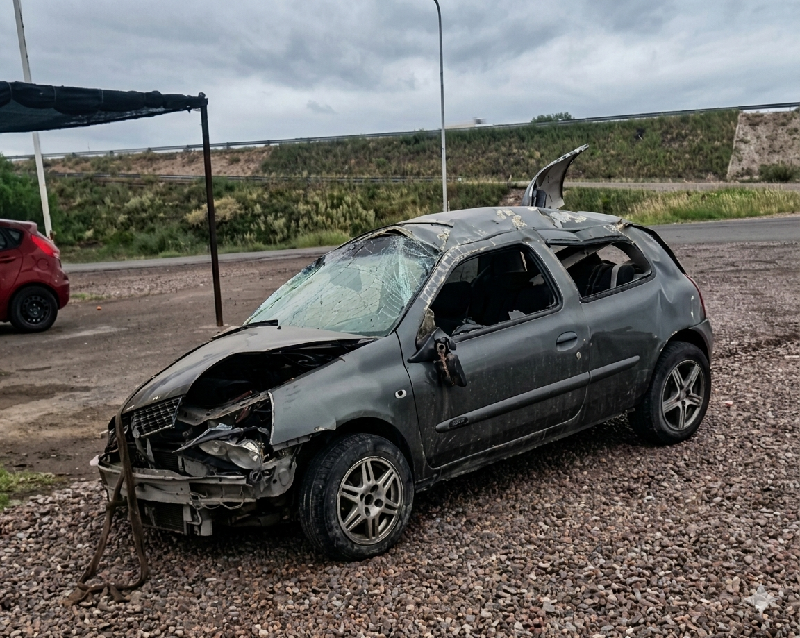 San Martín: Un joven de 30 años perdió la vida tras un violento vuelco en Ruta 7